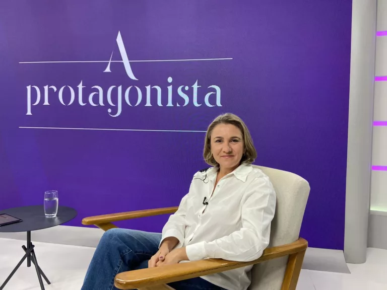 Beatriz Brito durante entrevista ao programa A Protagonista - Foto: Reprodução