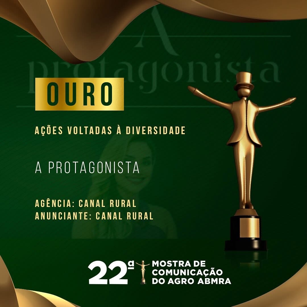 “Prêmio Ouro: A Protagonista é reconhecida na Mostra de Comunicação ABMRA!”